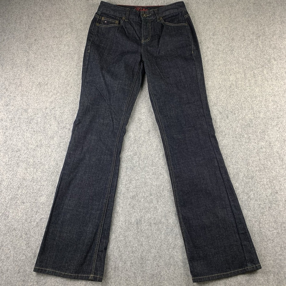 Tommy Hilfiger Jeans Womens 8 Blue Denim Hope Bootcut Dark Wash